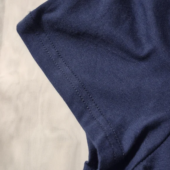 NWT Large Reel Life Sporty Beach Navy Graphic Short Sleeve T-Shirt - Picture 4 of 10